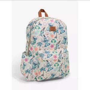 Disney Floral Stitch Kids Backpack - Multicolor